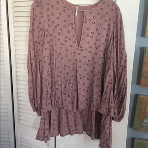 Ruffled maxi shirt!